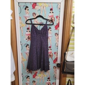 vintage 90s purple formal dress XS 30-24